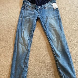 Never worn NWT H&M maternity jeans mama skinny ankle high rib, size US8 EUR38